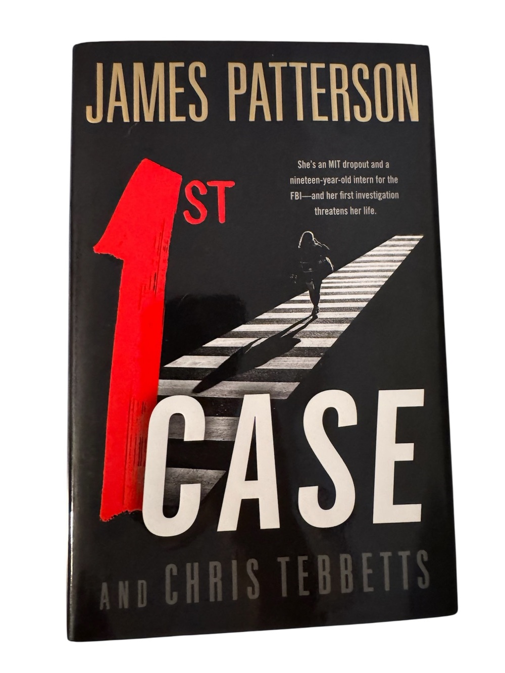 James Patterson "1st Case" Hardcover Book - Black & Red Cover